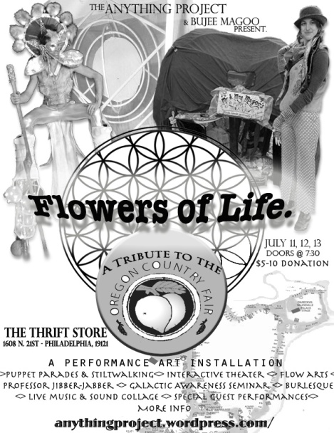 Flowers of Life. a Tribute to the Oregon Country Fair